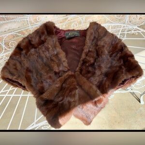 Vintage fur Shoulder Wrap from The Miller Store in Knoxville, TN.